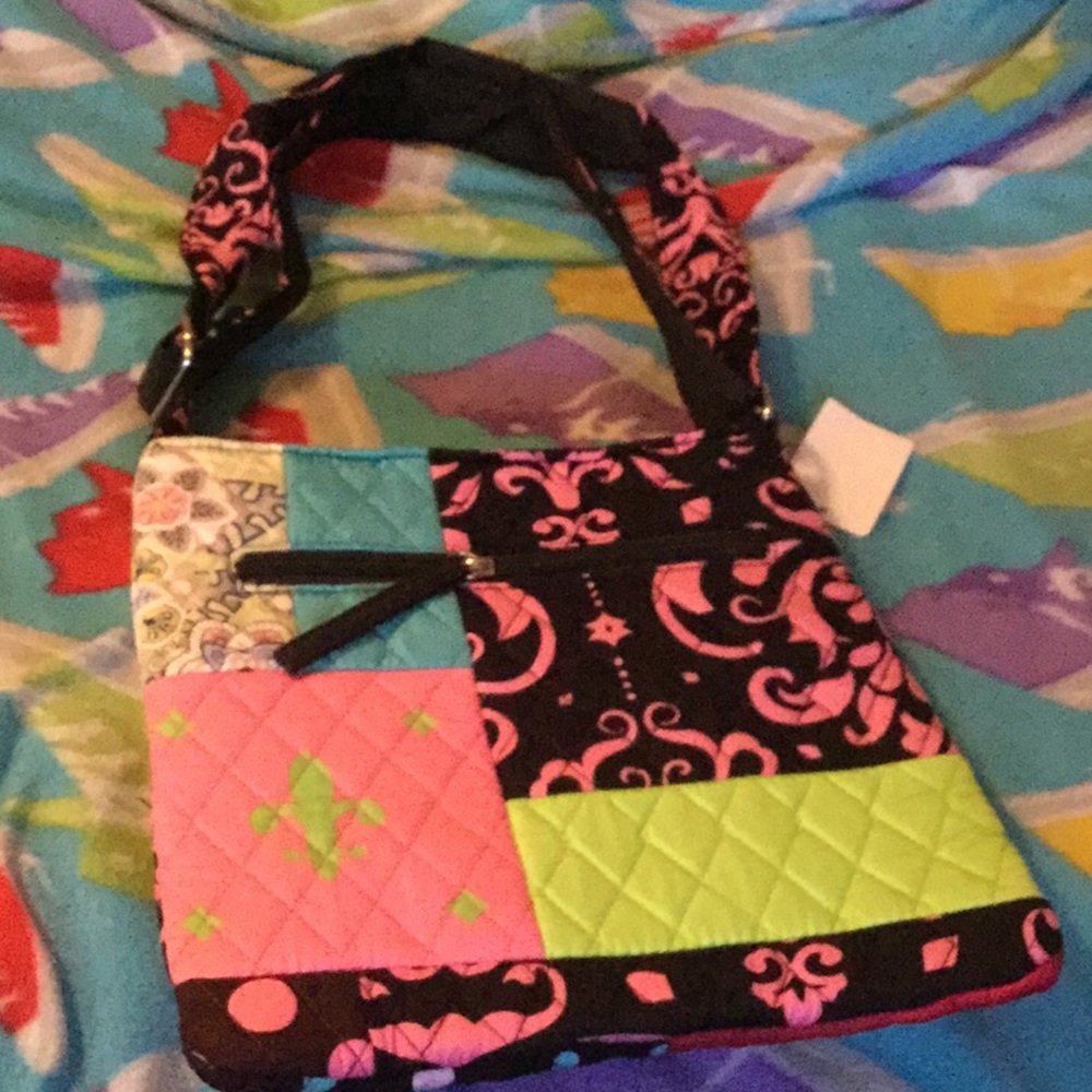 New patchwork quilted shoulder purse
